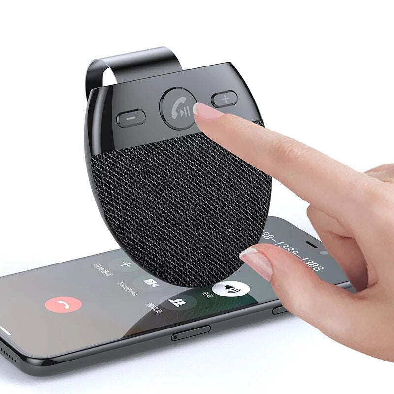 Bluetooth 5.0 Car Adapter Kit Handsfree Speakerphone Wireless MP3 Music Player with Microphone Auto Power On / Connec