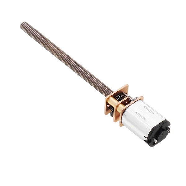 DC 6V 105rpm Gear Motor Thread Shaft Electric DC Motor
