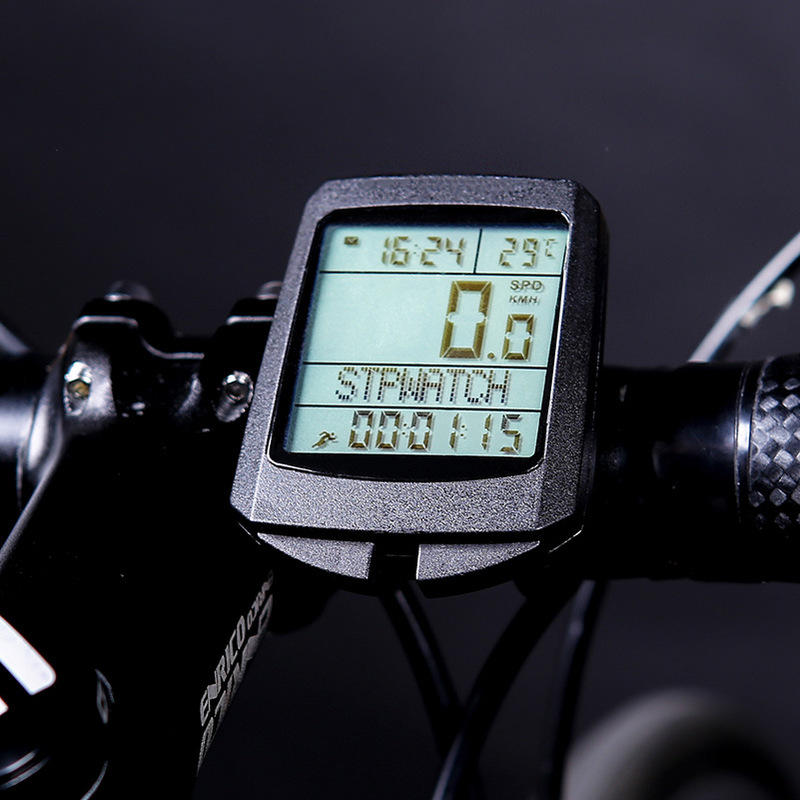 Wireless Bike Computer Luminous Waterproof Riding Speedometer Bicycle Smart Stopwatch