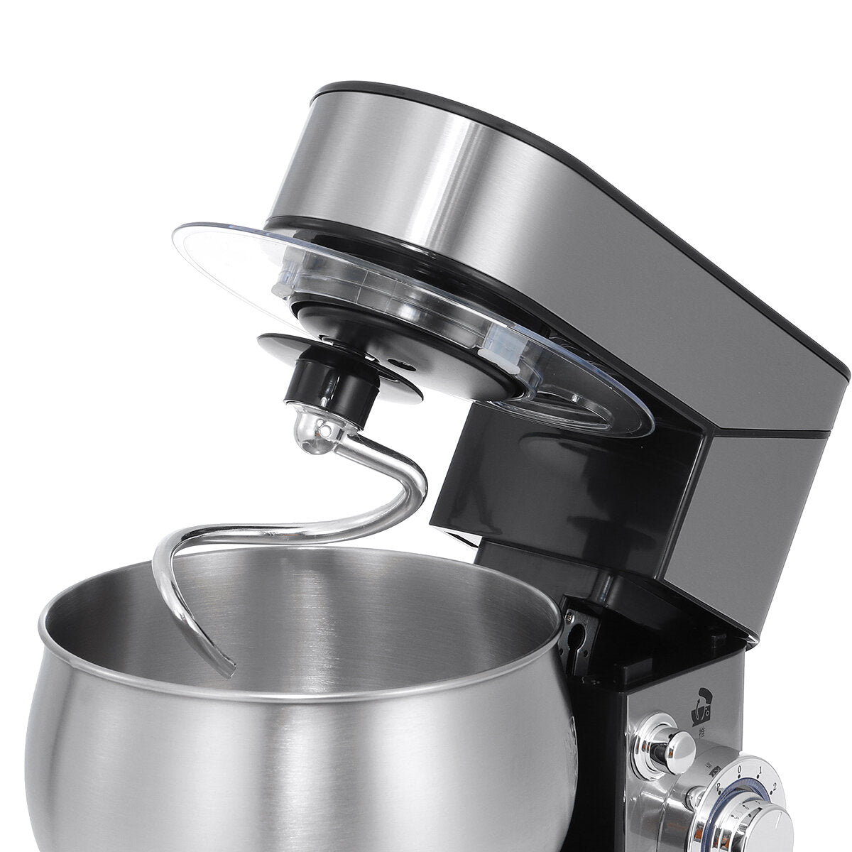 5L 1200W Electric 6 Speed Cake Stand Mixer Food Mixing Bowl Beater Dough Blender