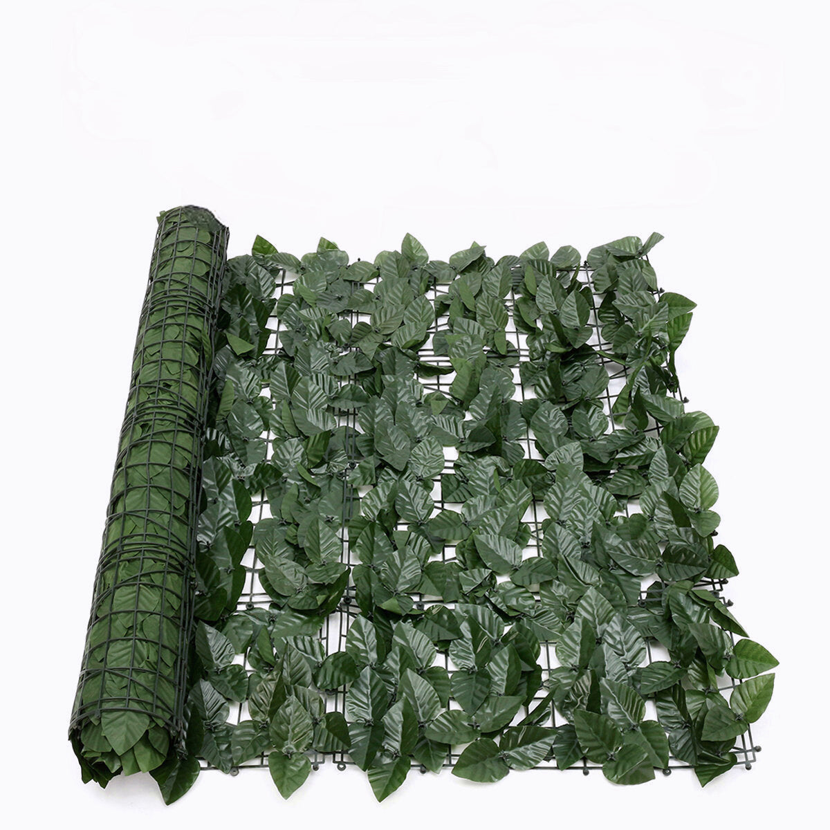 Green Outdoor Faux Plant Ivy Leaf Privacy Screen Fence Garden Yard