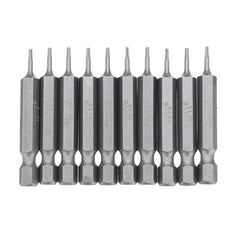 10Pcs Magnetic Torx Screwdriver Bits T5/T6/T7/T8/T9/T10/T15/T20/T25/T27/T30/T40 1/4 Inch Hex Shank Screwdriver Set for Bosch