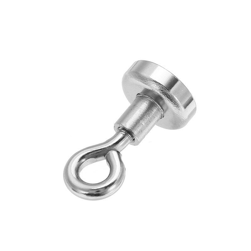 5pcs 16mmx30mm 5kg Neodymium Recovery Magnet Metal Detector Claw Hook