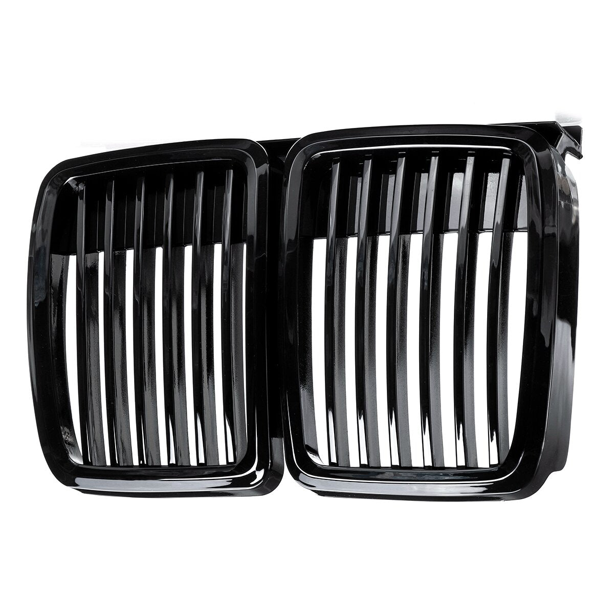 Glossy Black Front Kidney Grill Car Grille Metal Grid For BMW 3 Series