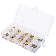 300Pcs M2 Male-Female Brass Hex Column Standoff Support Spacer Pillar Stainless Steel Screws Nuts for PCB Board