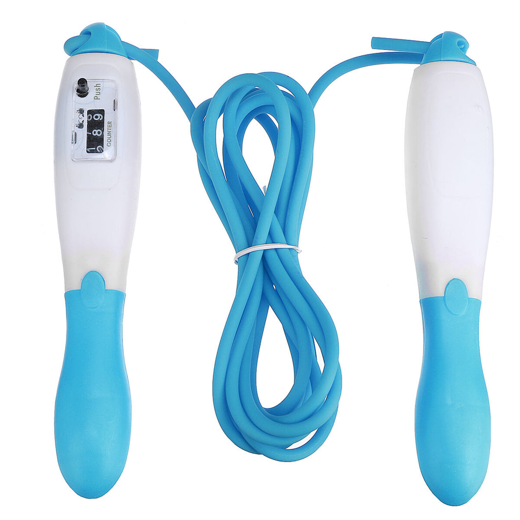 3m Rope Jumping LCD Count Jump Skipping Sports Gym Slimming Fitness Activity