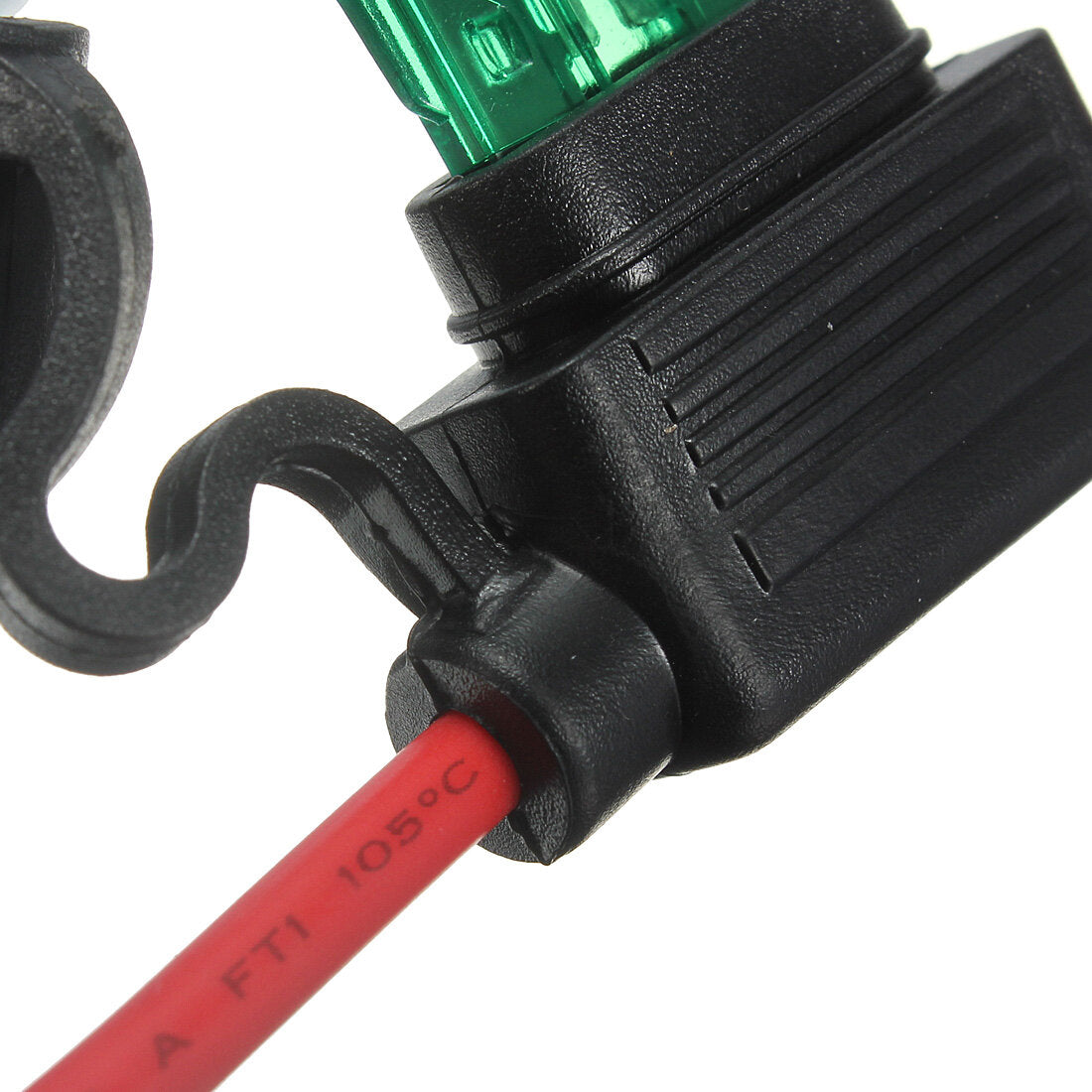 Car Fuse Holder Socket Blade Type In Line 6-32V with 10/15/20/30A Replacement Fuses Waterproof