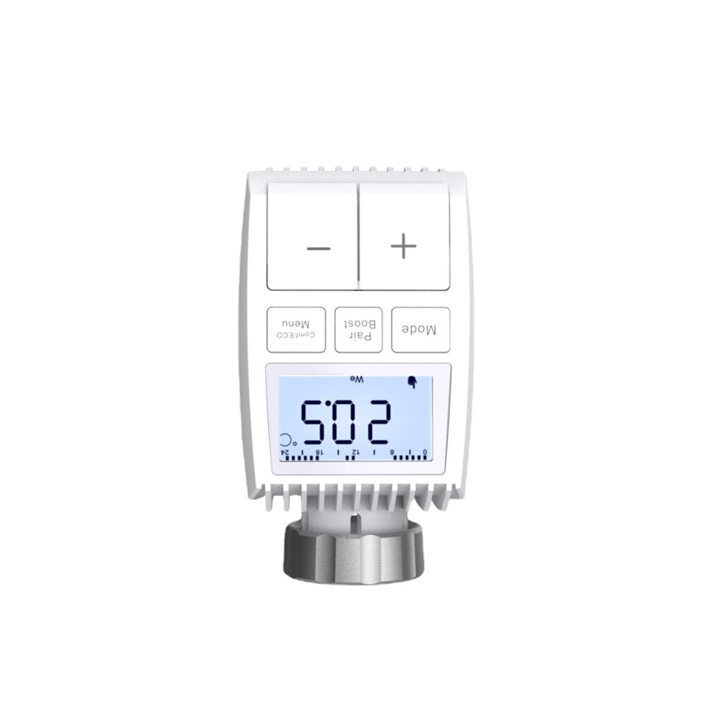 Smart WIFI Thermostatic Radiator Valve Actuator TRV Programmable Temperature Controller Alexa Tuya Google Assistant
