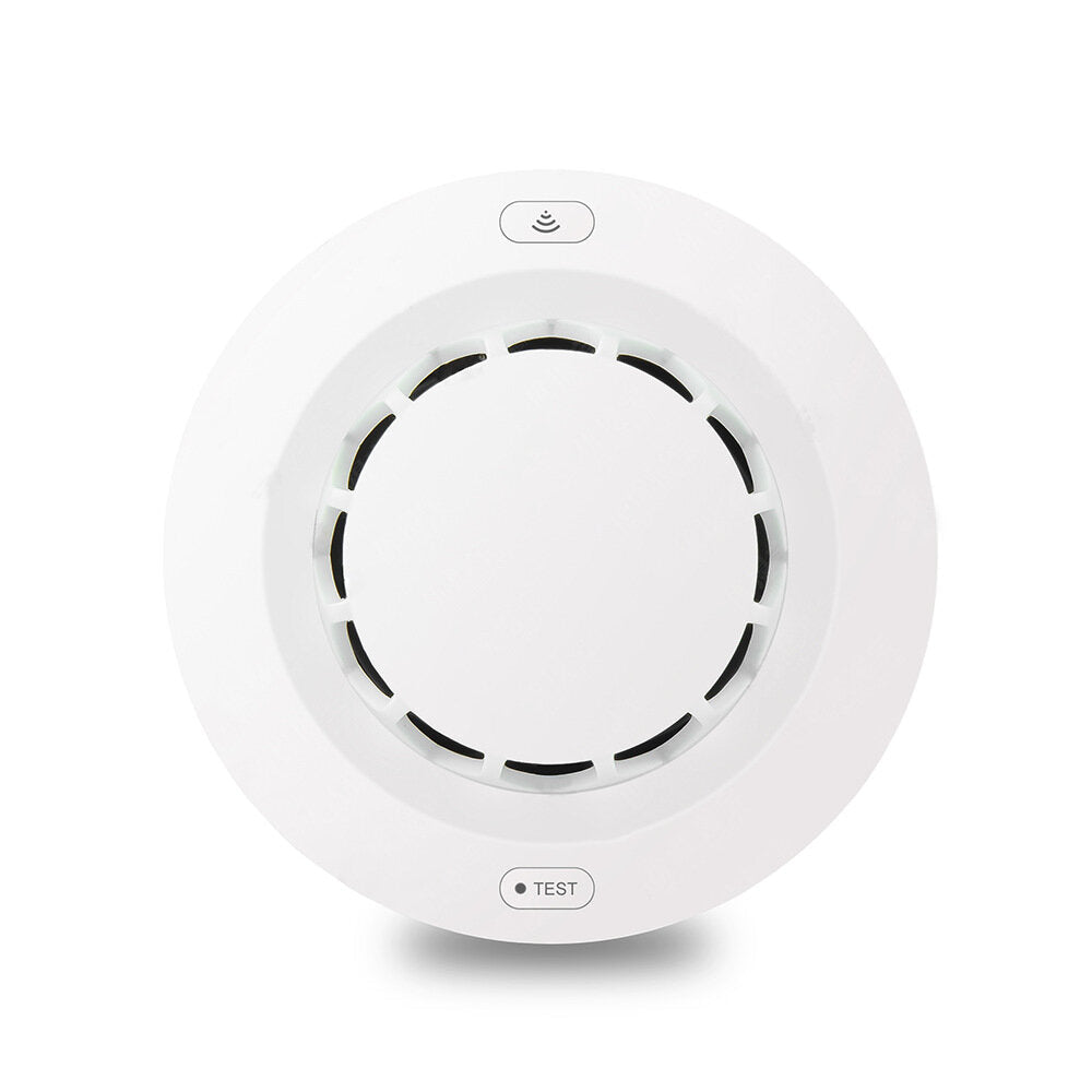 WiFi Smoke Detector Sensor Wireless Fire Smoke Alarm App Smart Remote Control 80dB Alarm Sound Works With Smart Life