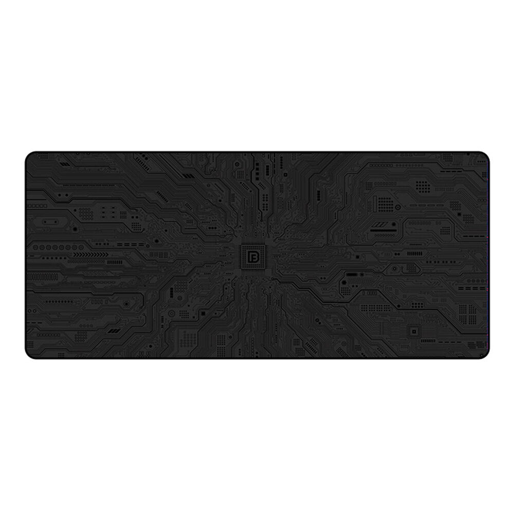Circuit Diagram Extra Large Mouse Pad 900*400*4MM Thickened Locked Edge Keyboard Pad Non-Slip Rubber Desktop Mouse Mat for Home Office Game