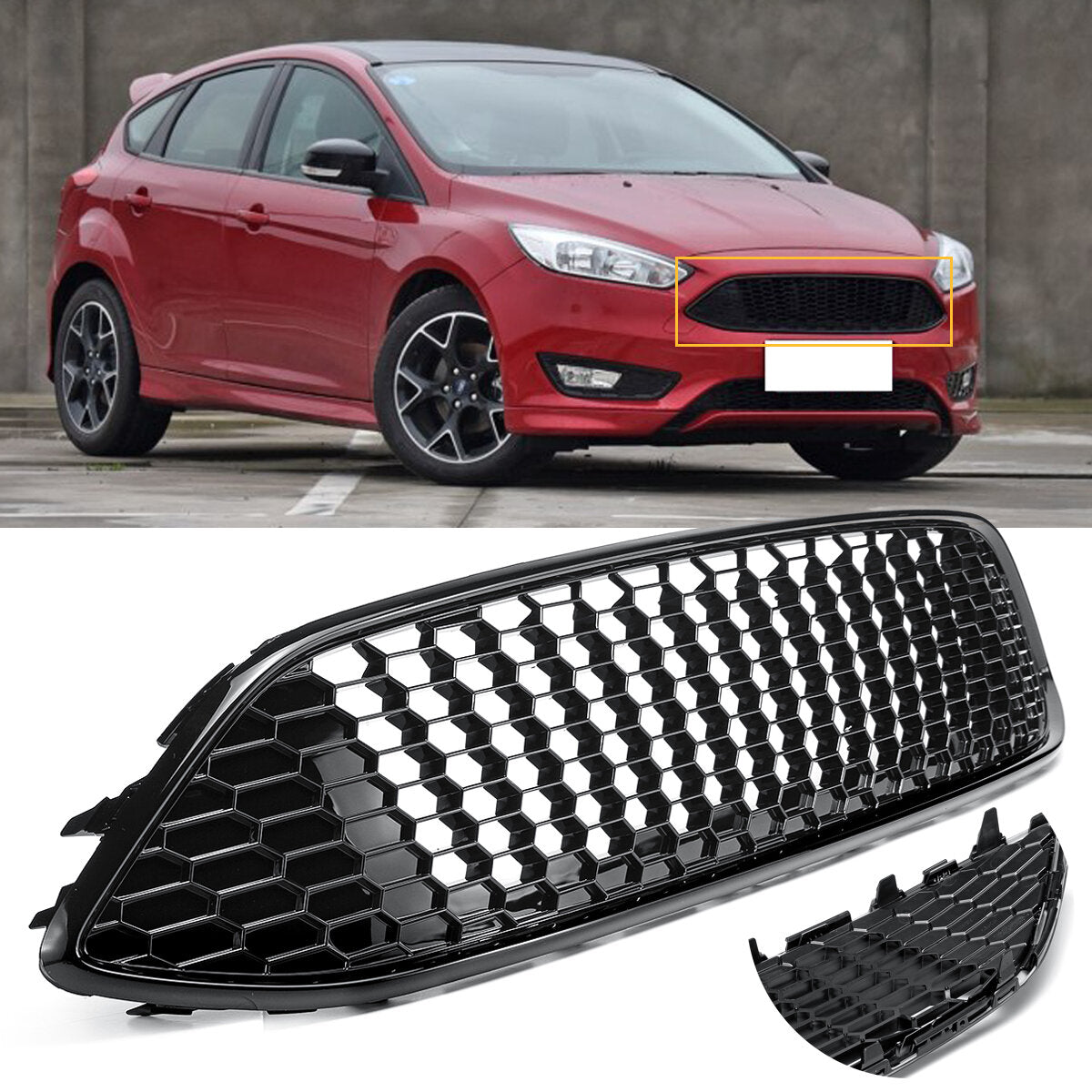 Front Radiator Centre Meshed Grille Panel Bumper Cover Car Grill