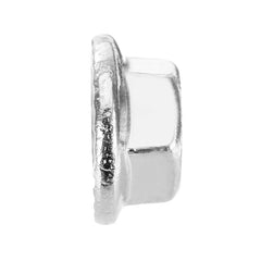 M3SN5 50Pcs M3 304 Stainless Steel Hex Serrated Flange Lock Nuts