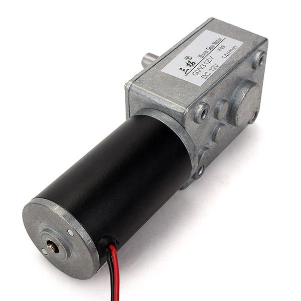 Worm Reducer Gear DC Motor High Torque Low Speed