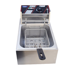 Electric Deep Fryer Kitchen Frying Chip Cooker Basket 6L 2.5KW