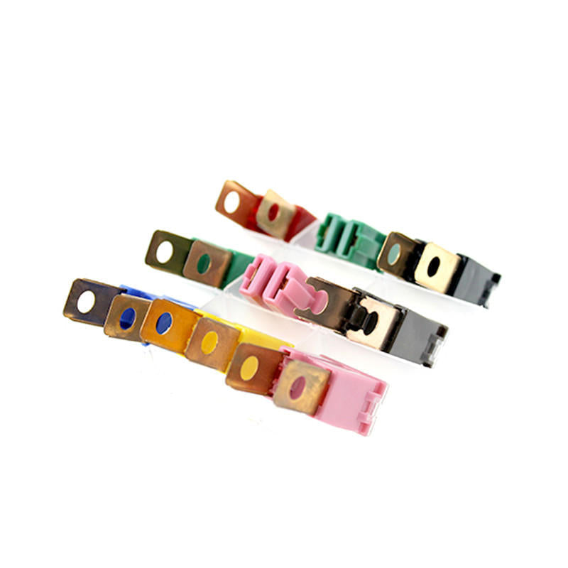 9Pcs 30-100A ABS+Copper Auto Male Female Fuse 7 Colors PAL Replacement Accessories