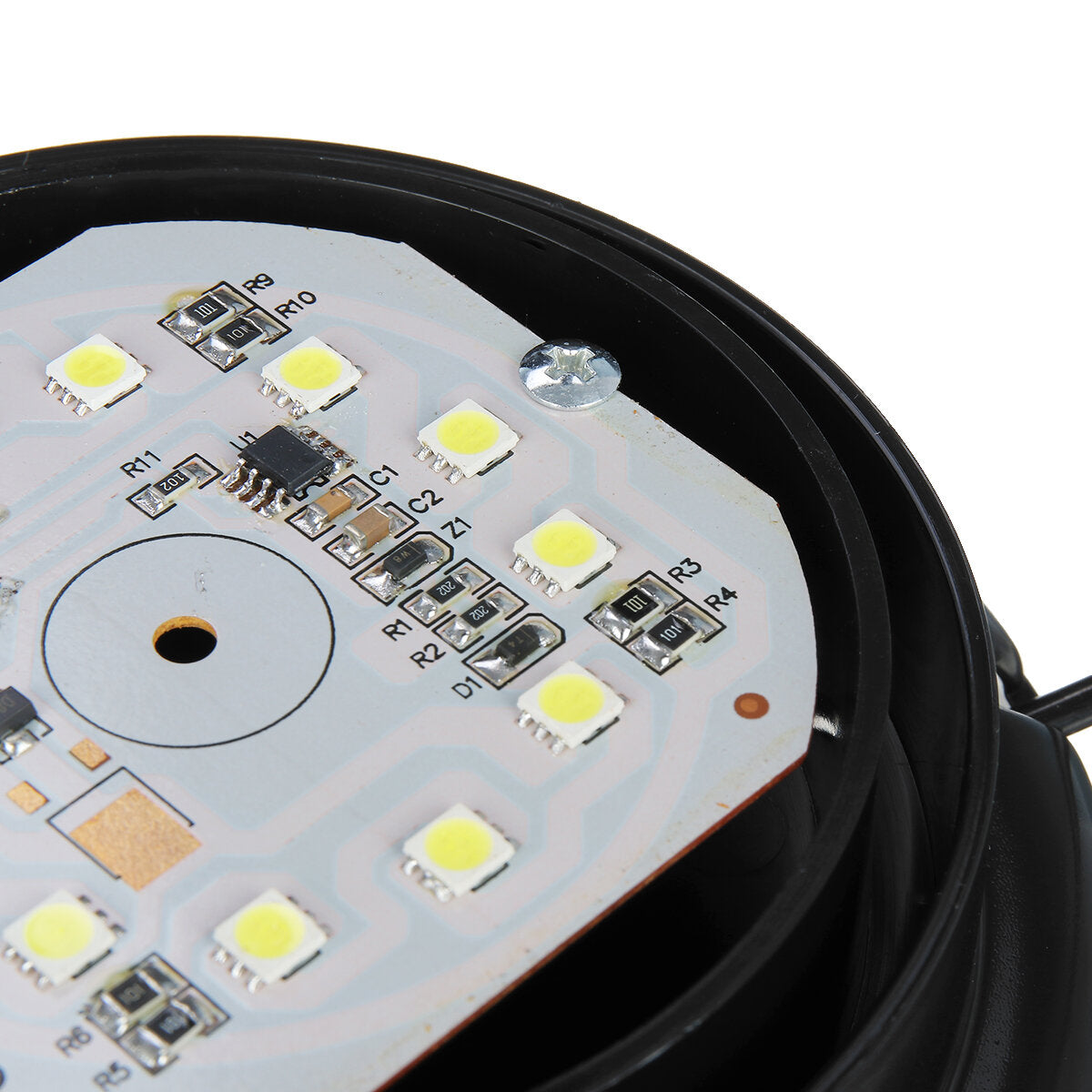 10W 12V 12LED SMD 3528 Amber Strobe Emergency Warning Light Explosion Flash