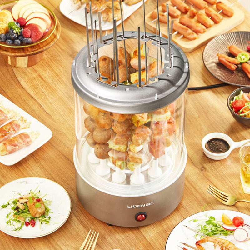 Automatic Rotating Kebab Machine 1100W Button Control 360Automatic Rotating Roast from Ecological Chain