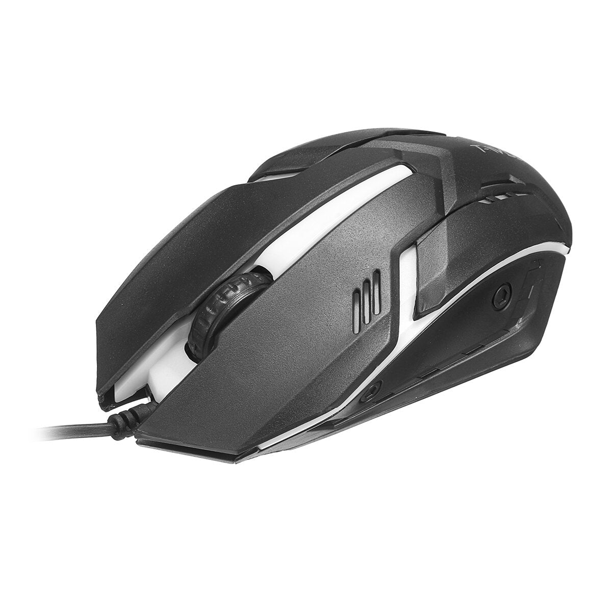4Pcs Gaming Devices Set 104 Keys LED Backlit Gaming Keyboard 1200DPI Mouse 3.5mm Wired 50mm Driver Headset Anti-slip Mouse Pad Combo