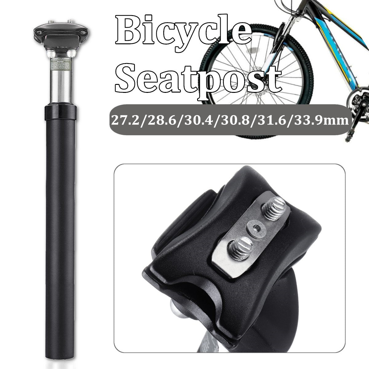 Bicycle Suspension Seatpost MTB Mountain Road Bike Seat Post Cycling