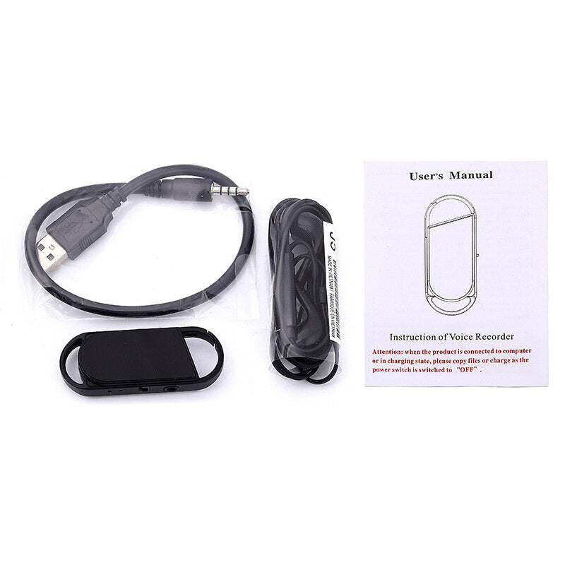 Portable Digital Voice Recorder MP3 Player 8GB 16GB 32GB U-Disk Audio Recording Pen for School Office Working Decoration