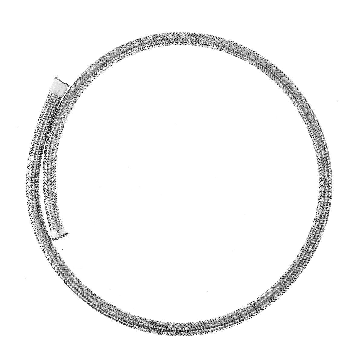 3FT Fuel Hose Oil Gas Line PTFE Stainless Steel Braided
