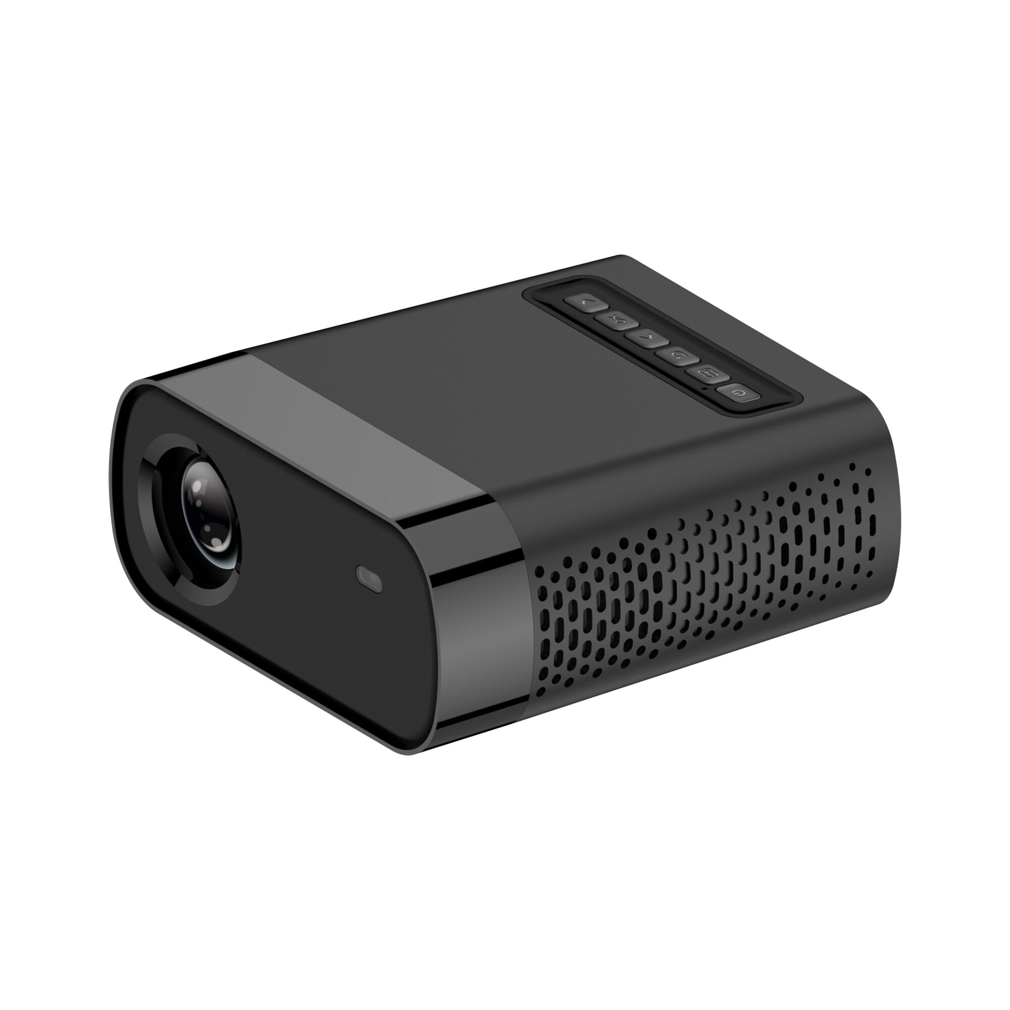 Mini LED Projector 1800Lumens 2000:1 Contrast Ratio 4K 1080P Supported EU Plug Outdoor Movie Home Theater