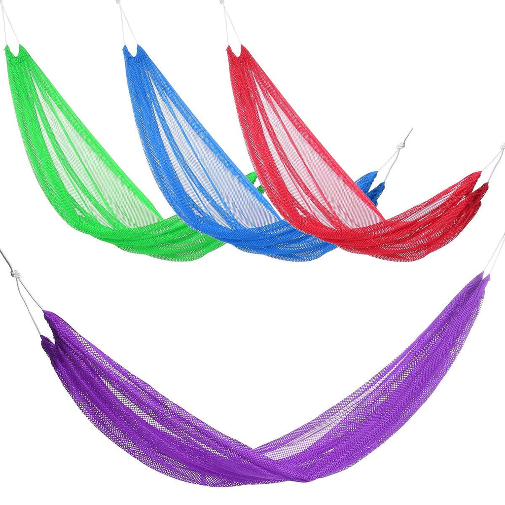 Hammock Portable Outdoor Garden Hang Travel Camping Swing Canvas Stripe Home