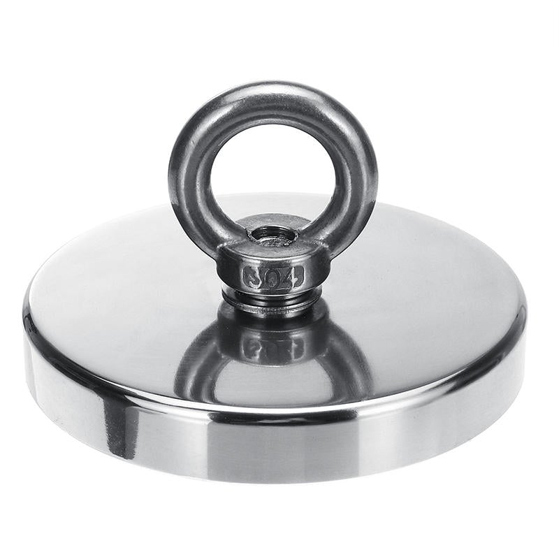 120mm 600KG Strong Powerful Magnet Neodymium Recovery Magnet Salvage Tool Strong Recovery Fishing Kit
