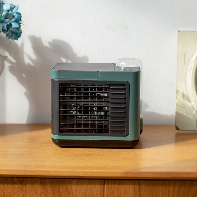 USB Charging Negative Ion Air Conditioning Fan Desktop Air Cooler Small Mini Water Cooling Fan