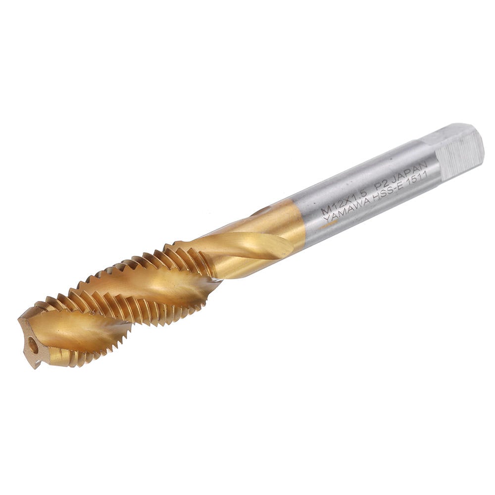 M12-20 HSS Titanium Coated Metric Spiral Fluted Machine Screw Hand Tap