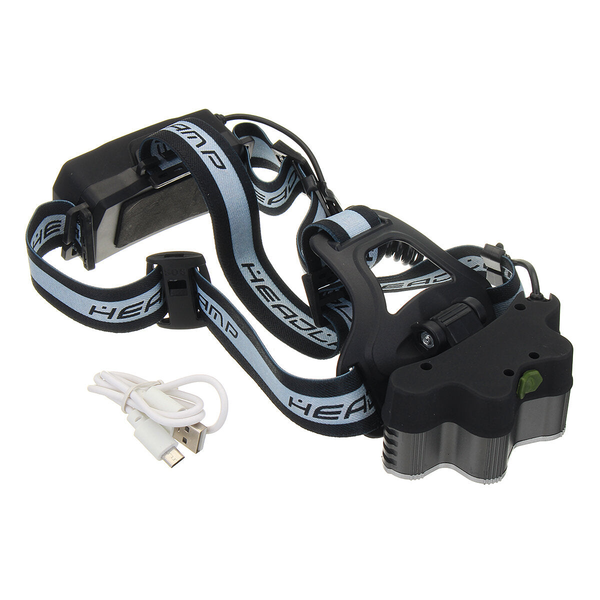 7xLED T6 Zoomable Headlamp 6 Modes Torch Lamp USB Rechargeable 18650 Battery Work Lantern Outdoor Cycling Camping