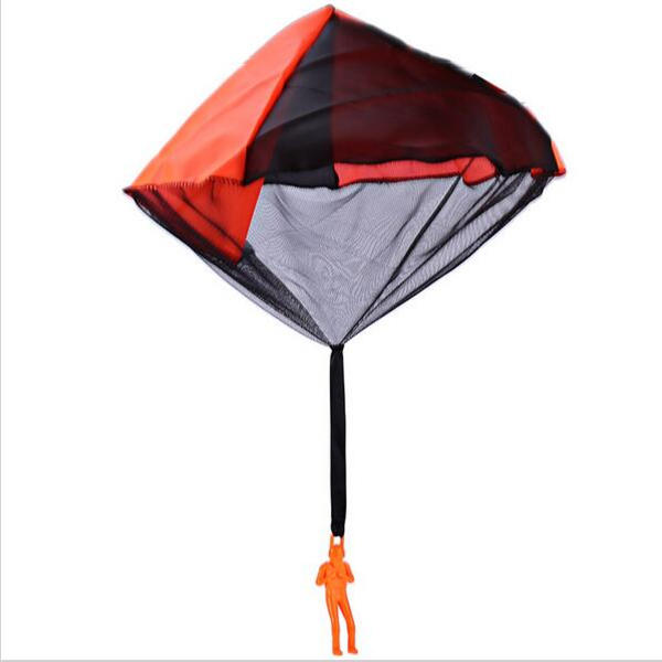 Kids Hand Throwing Parachute Toys Outdoor Funny Game Tangle Free Parachute Toy