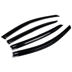 4Pcs Plastic Exterior Visor Vent Shades For Honda Accord 2008-2012 8TH Window Sun Rain Guard Deflector