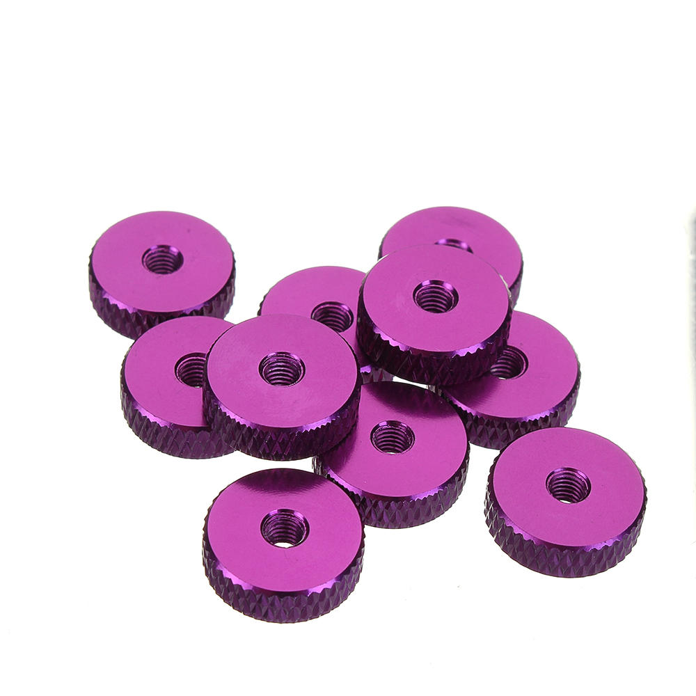 M4AN2 10Pcs M4 Big Cup Head Screw Washer Spacer Bolt Gasket Aluminum Alloy Multicolor