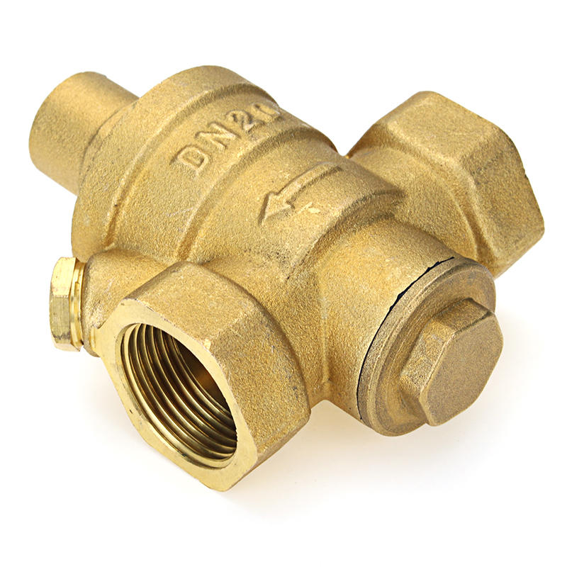 Brass Adjustable Water Heater Pressure Reducing Valve 1/2" 3/4" 1" 1-1/4" 1-1/2" 2" Safety Relief Valve Pressure Regulator Controller