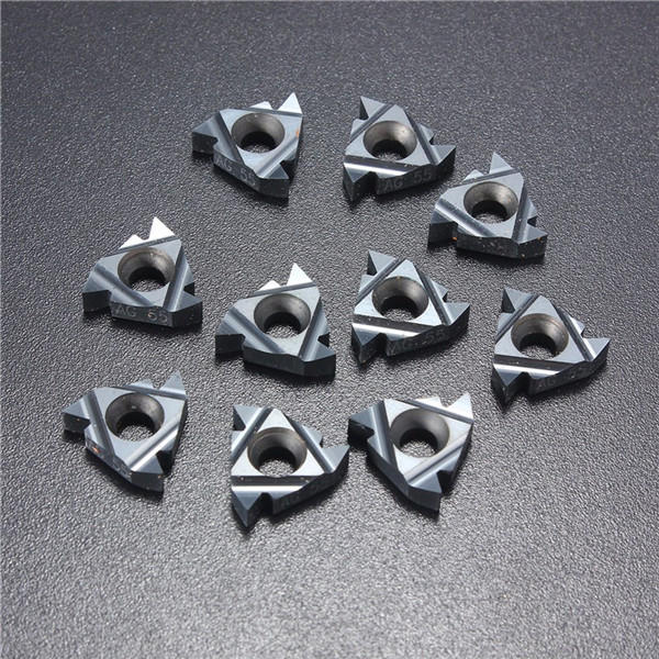 10pcs Carbide Threading Inserts Internal Turning Tool Holder Inserts