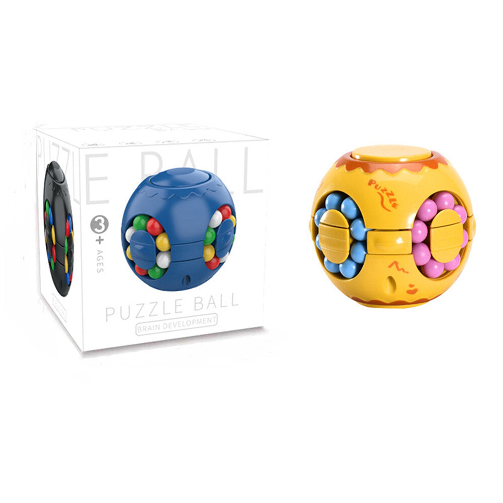 Fingertip Magic Bean Stress Relief Rotating Gyroscope Round Cube Toys Children Adult Educational Puzzle Toys