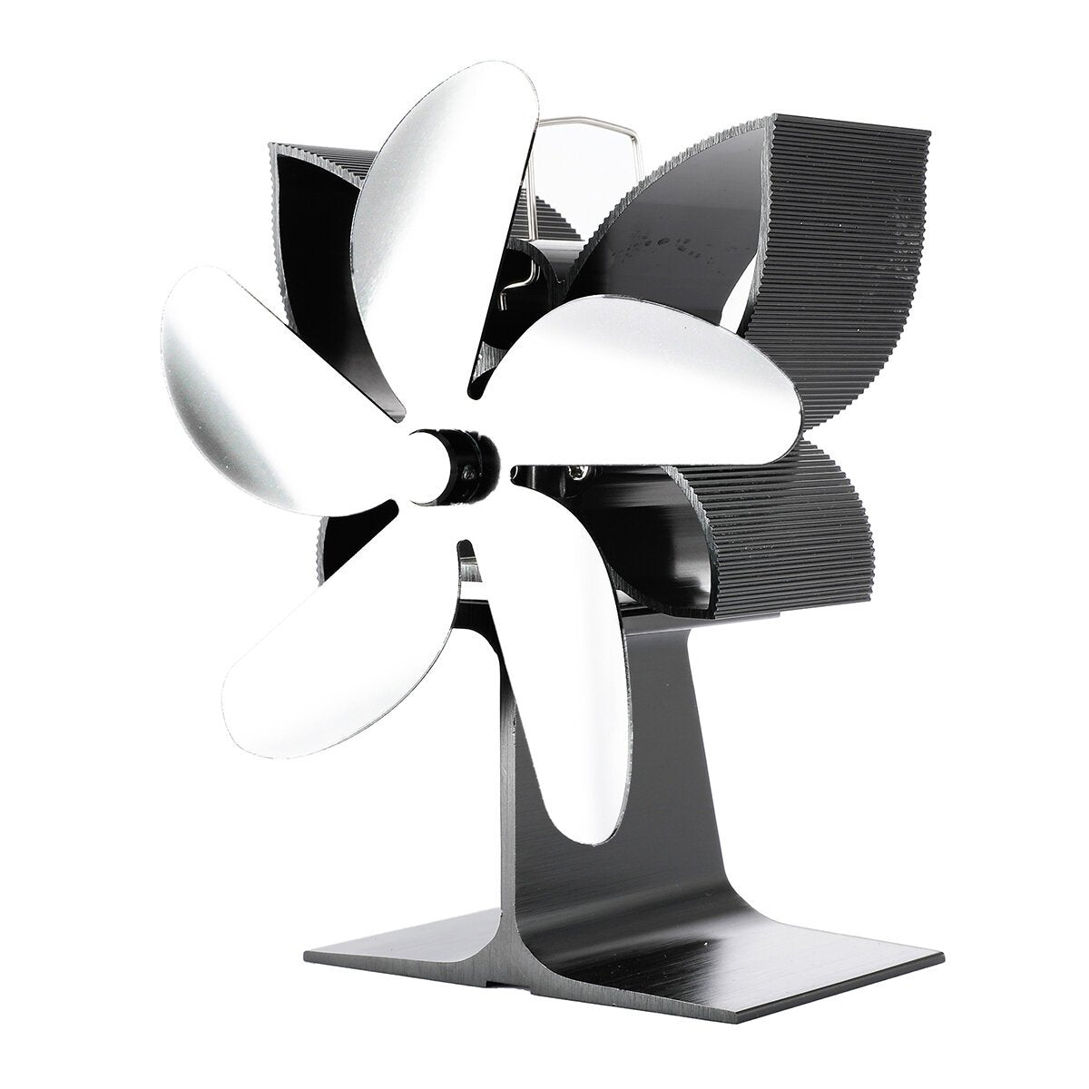 5 Blades Fireplace Fan Stove Fan Heated Fan Heat Powered Eco Fan Low Noise