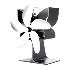 5 Blades Fireplace Fan Stove Fan Heated Fan Heat Powered Eco Fan Low Noise