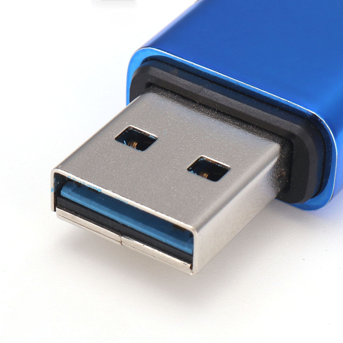 128G USB3.0 Flash Drive with Type-C Adapter 2-in-1 Memory Stick OTG USB Stick Pendrive 32G 64G Metal Thumb Drive