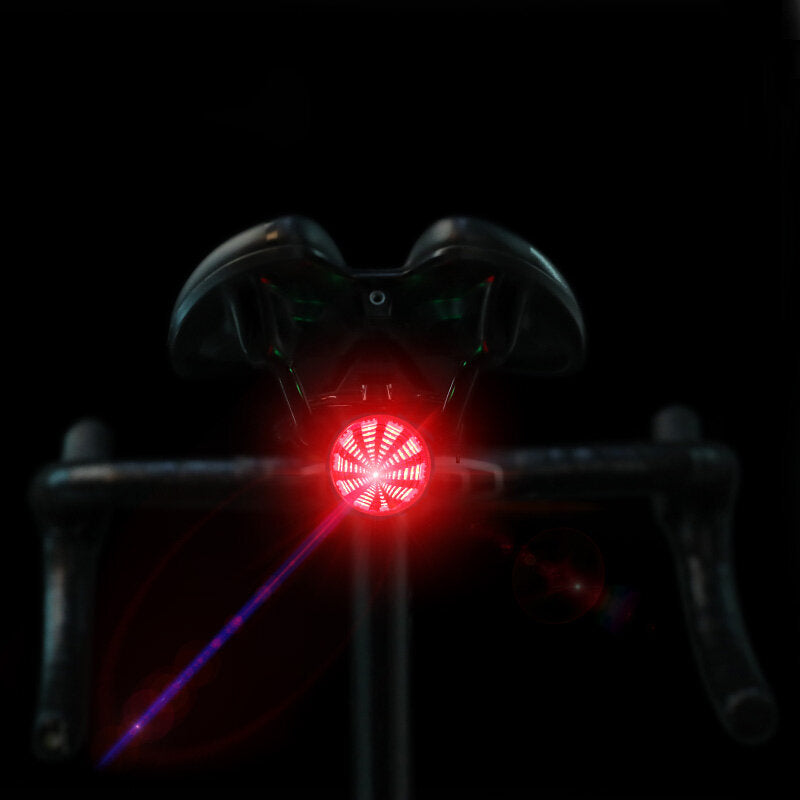 Bike Taillight 3 Modes USB Rechargeable Mini Portable Bicycle Rear Lamp Waterproof Outdoor