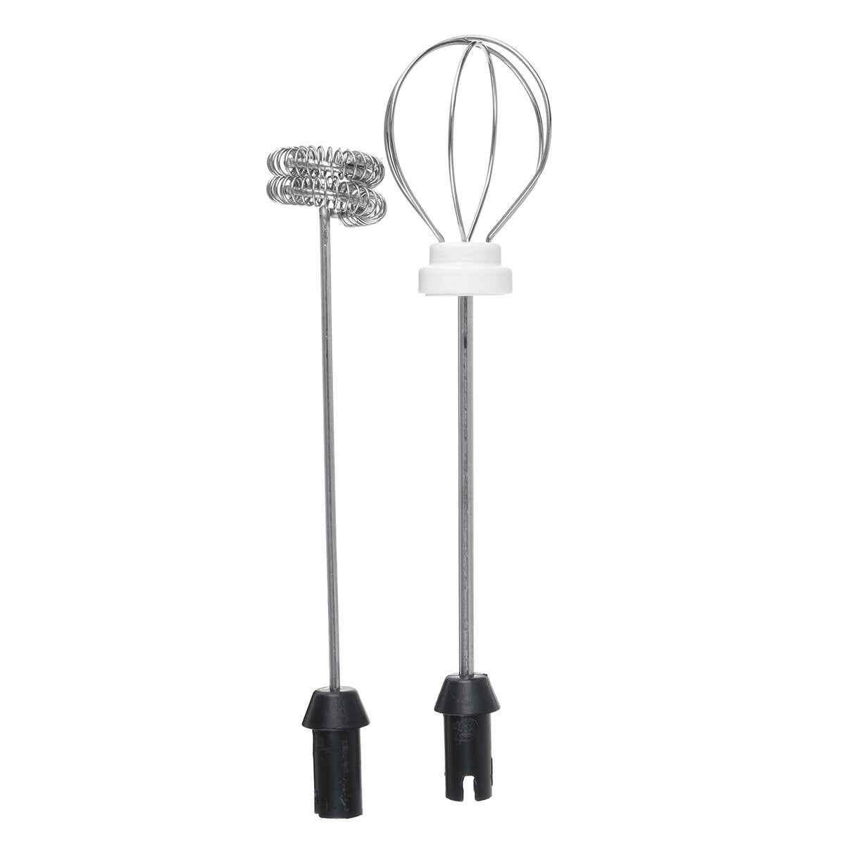 Rechargeable Portable Electric Blender USB Charging Stainless Steel Eggbeater Household Baking Tools-Black