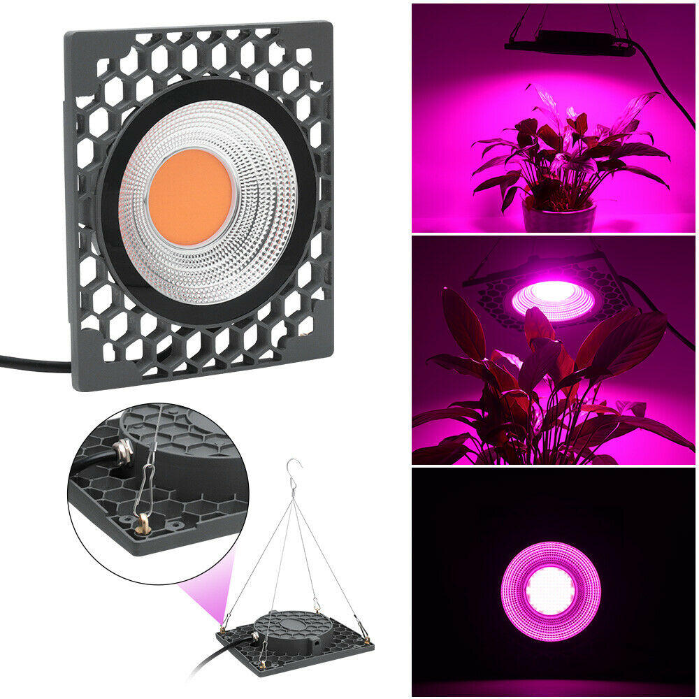 50W Full Spectrum LED Grow Light Veg Seed Greenhouse Super Cooling Plant Lamp AC110V/220V