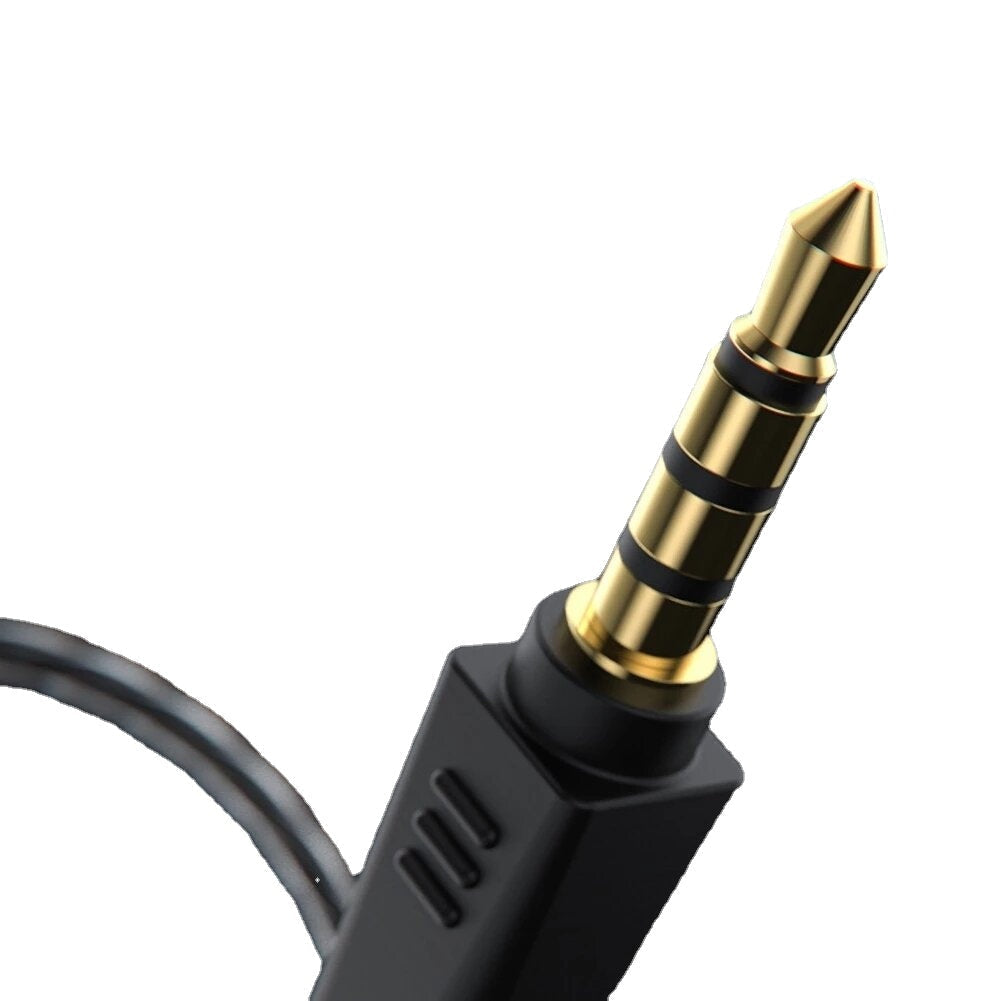 Wired 3.5mm Earphones Sports Noise Cancelling Heavy Bass Earbuds Hi-Fi Music Headset for Mobile Phone In-ear Earphones