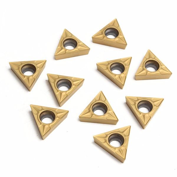 10pcs Carbide Inserts For Indexable Boring Bar Turning Tool Holder