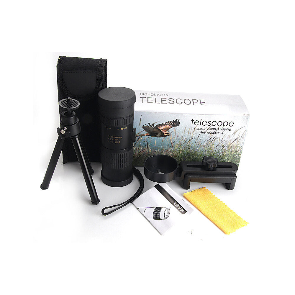 Zoom Telescope Metal Professional HD Monocular Retractable Telescopic for Outdoor Camping Travel