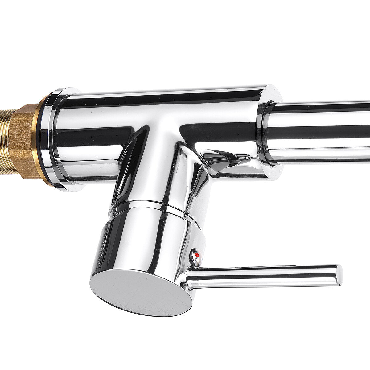 Modern Kitchen Sink Faucet with Pull Down Sprayer Single Handle Hot Cold Mixer Tap