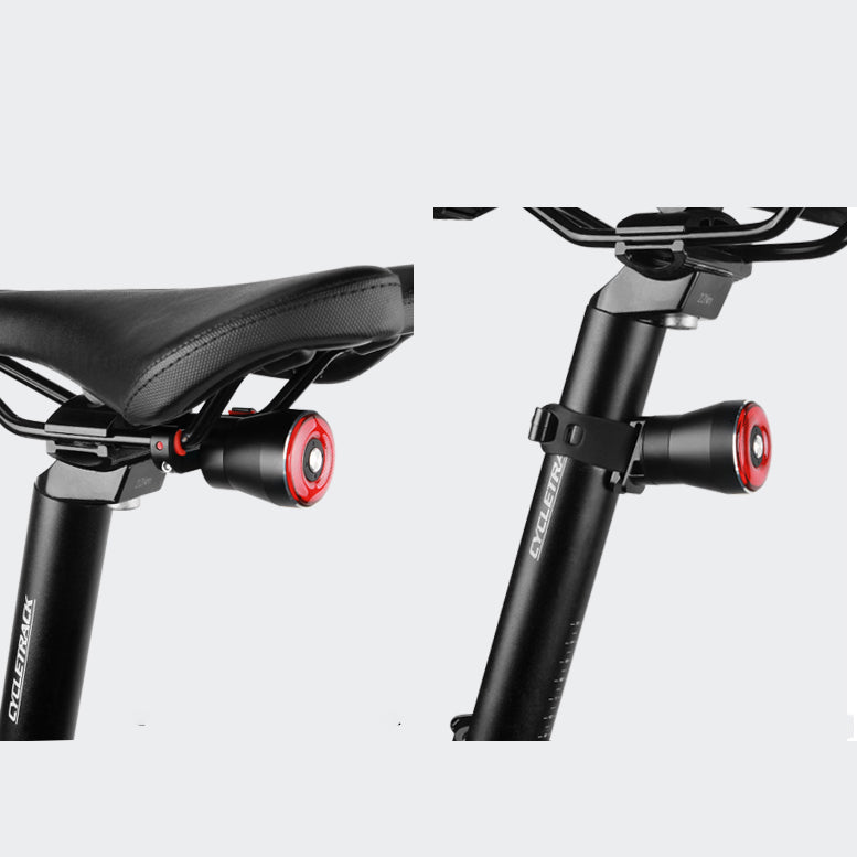 IP65 Smart Bicycle Brake Taillight USB Rechargeable 30 Days Standby 3 Modes Rear Lamp Intelligent Induction Bike Flash Warning Night Light