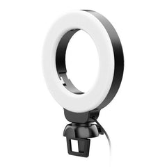LED Video Light Ring Lamp With Clip Fill Light for iPad/Laptop Online Meeting Conference Light 4 Inch 3200K-6500K