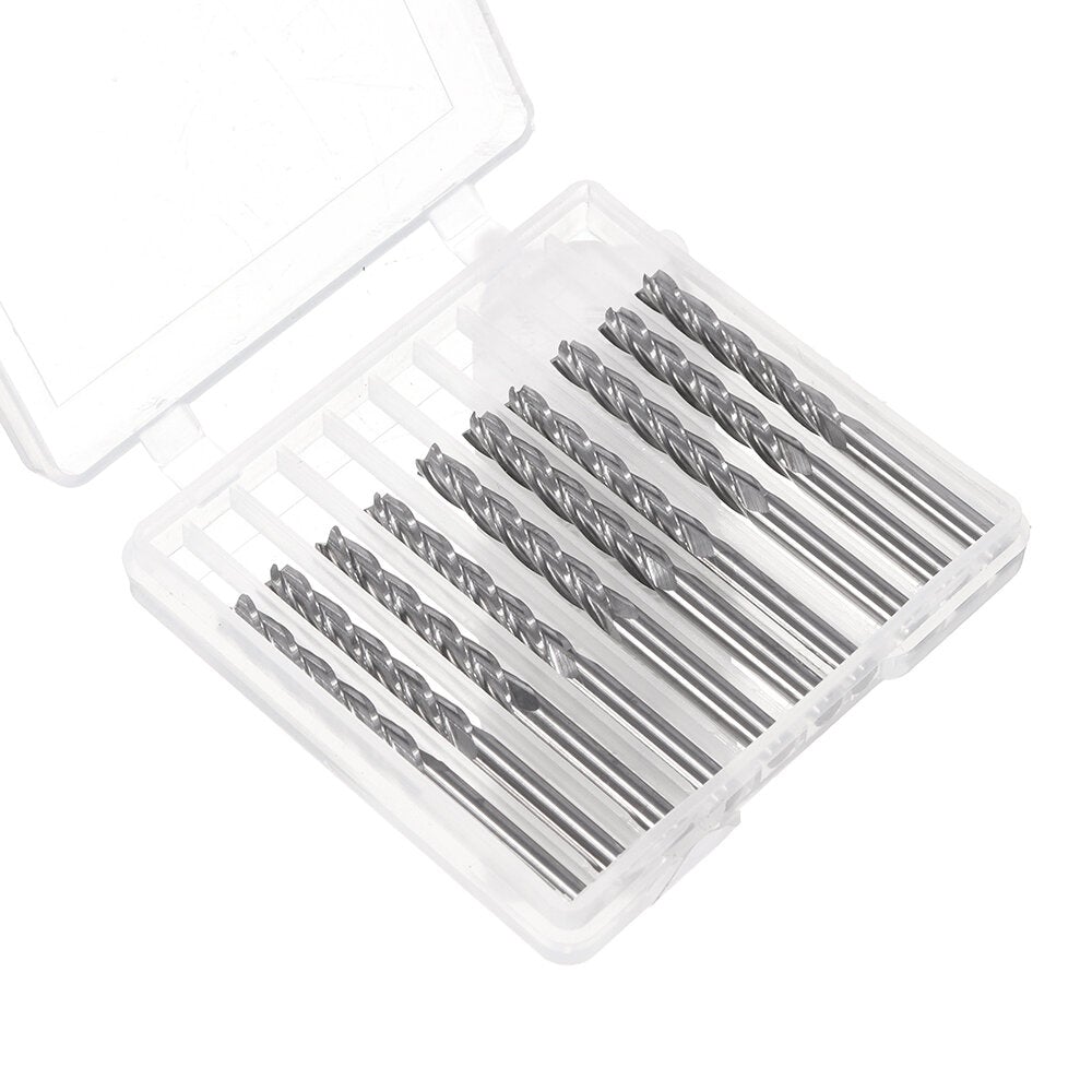 10pcs 3.175*22mm 4 Flutes Milling Cutter Carbide End Mill CNC Cutting Tool